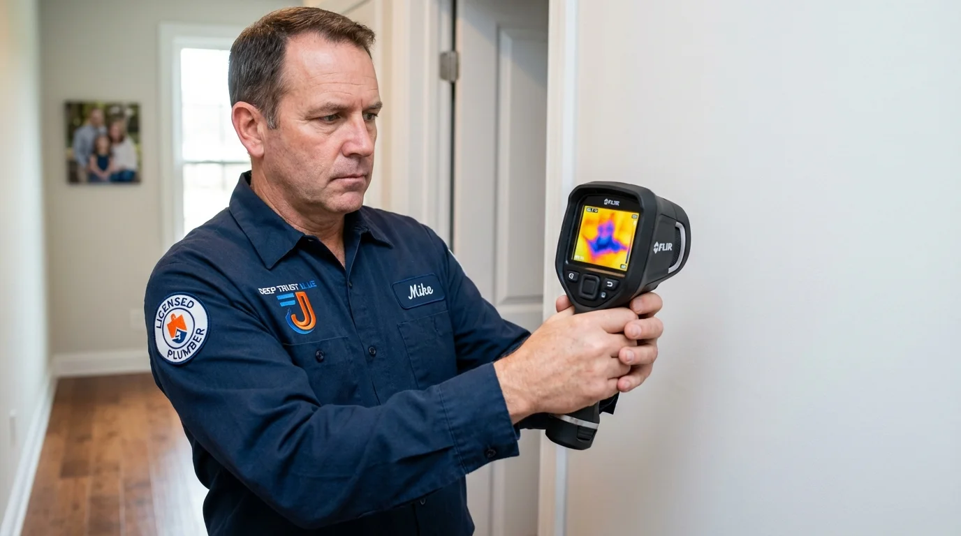 Thermal imaging leak detection by Johns Plumbing LLC in Aberdeen